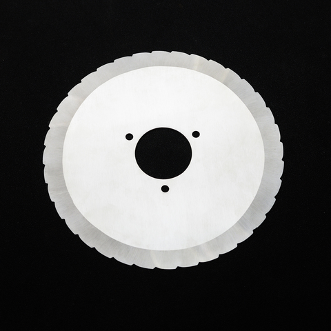 Premium Round Slicer Blades Fish Meat Cutting Knife Serrated Chopper Blade for Food Machine Parts