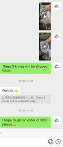 Packaging Machine Blade Client Testimonials