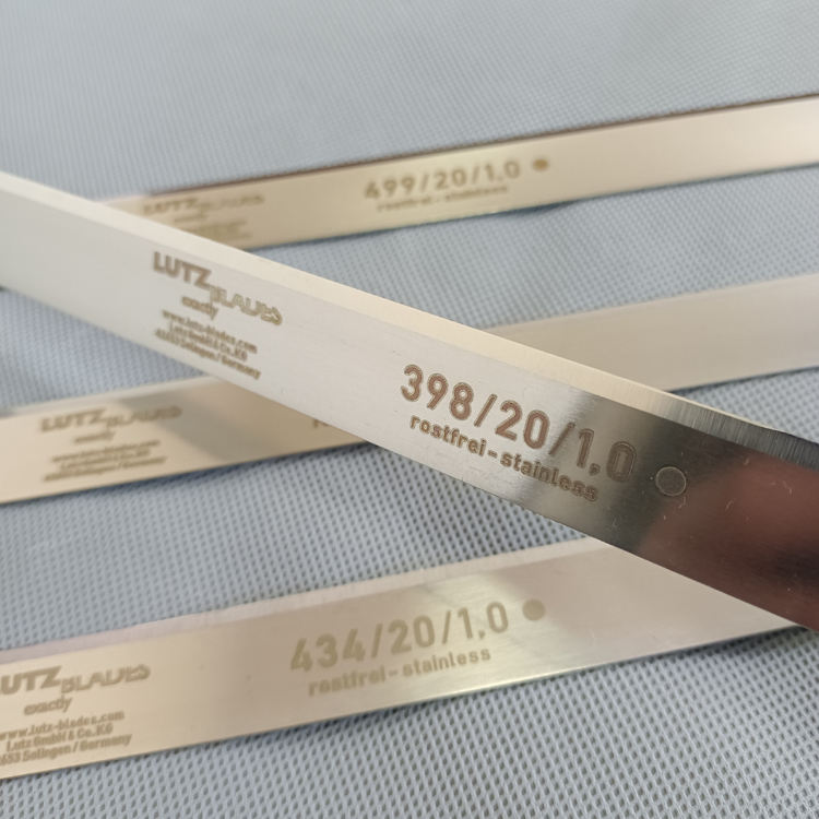 Wear-resistant Meat Processing Blades Custom Stainless Steel Peeling Machine Blade for Pork and Beef