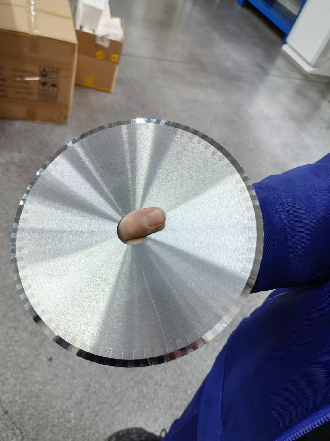 Food Grade Stainless Steel Circular Blade for Meat Vegetable Bread Cutting