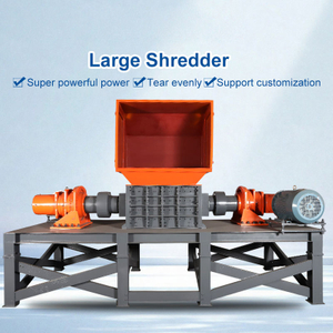 Dual-shaft Shredder Chipper Solid Waste Shredder Machine Plastic Film Shredder