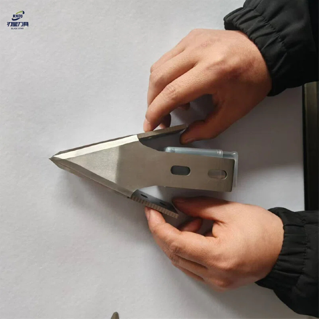 Non-Stick Anti Corrosion Arrow Head Poultry Cutting Blades Precision-Ground