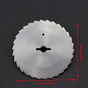 Double-tooth structure SUS420 stainless steel circular blade - Burr-free meat cutting blade for layered cutting of boned meat