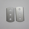 Carbon Steel Round-head 3 Hole Mechanical Razor Blade for Foil Wrapper Cutter