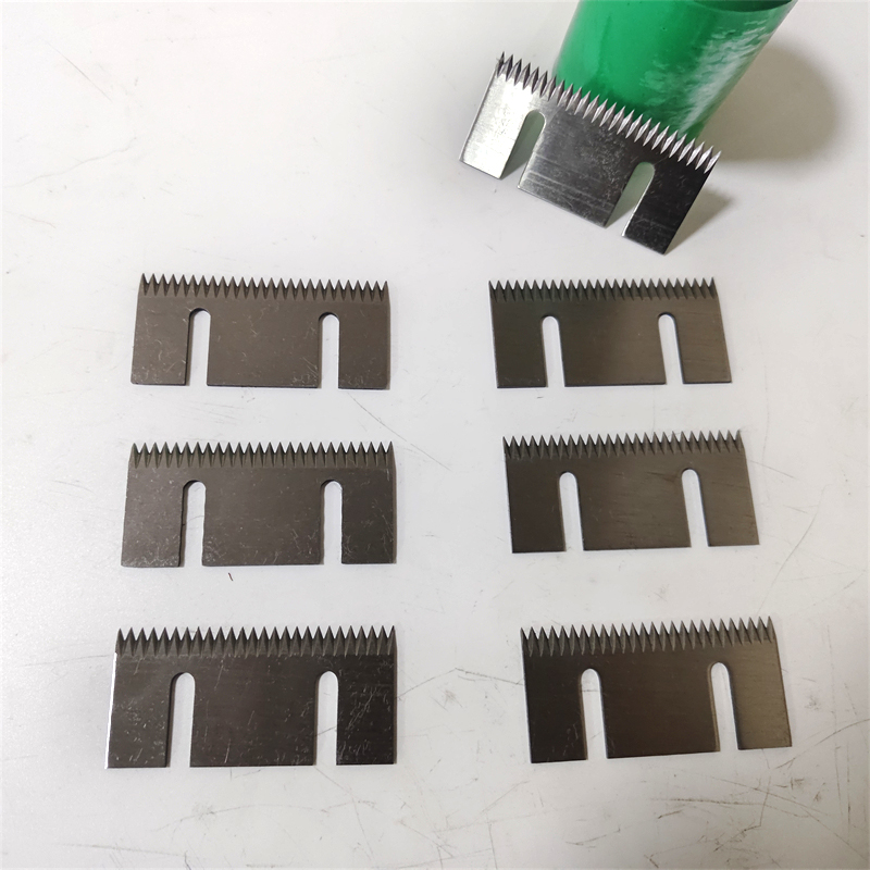 Reinforced Structure High Strength Toothed Serrated Blade for Heavy Load Industrial Packaging and Cutting Systems