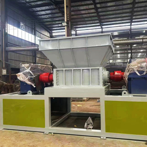 Heavy Duty Industrial Shredder with Blades for Hard Plastic and Rubber Block Crushing