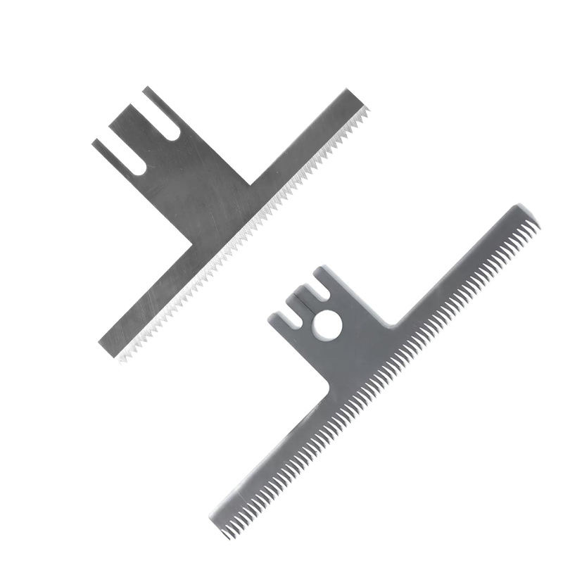 T-Type Blade Easy-Tear Stainless Steel Teeth Cutter VFFS Blades HFFS Blades Sealing Durable Core Bearing Component