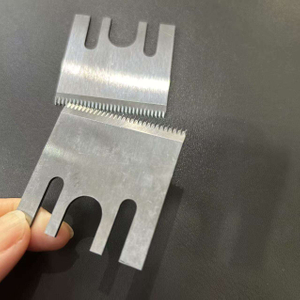 Factory Good Quality Packaging Machine Unconventional Size Slitting Serrated Blade for Packing Plastic