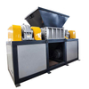 Twin-Shaft Waste Plastic Crusher Scrap Car & Metal Shredding Machine PP Material Recycling Equipment