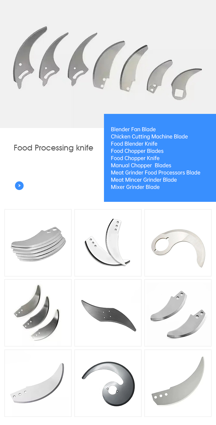 Tailored Rust-Proof Industrial Food Blades
