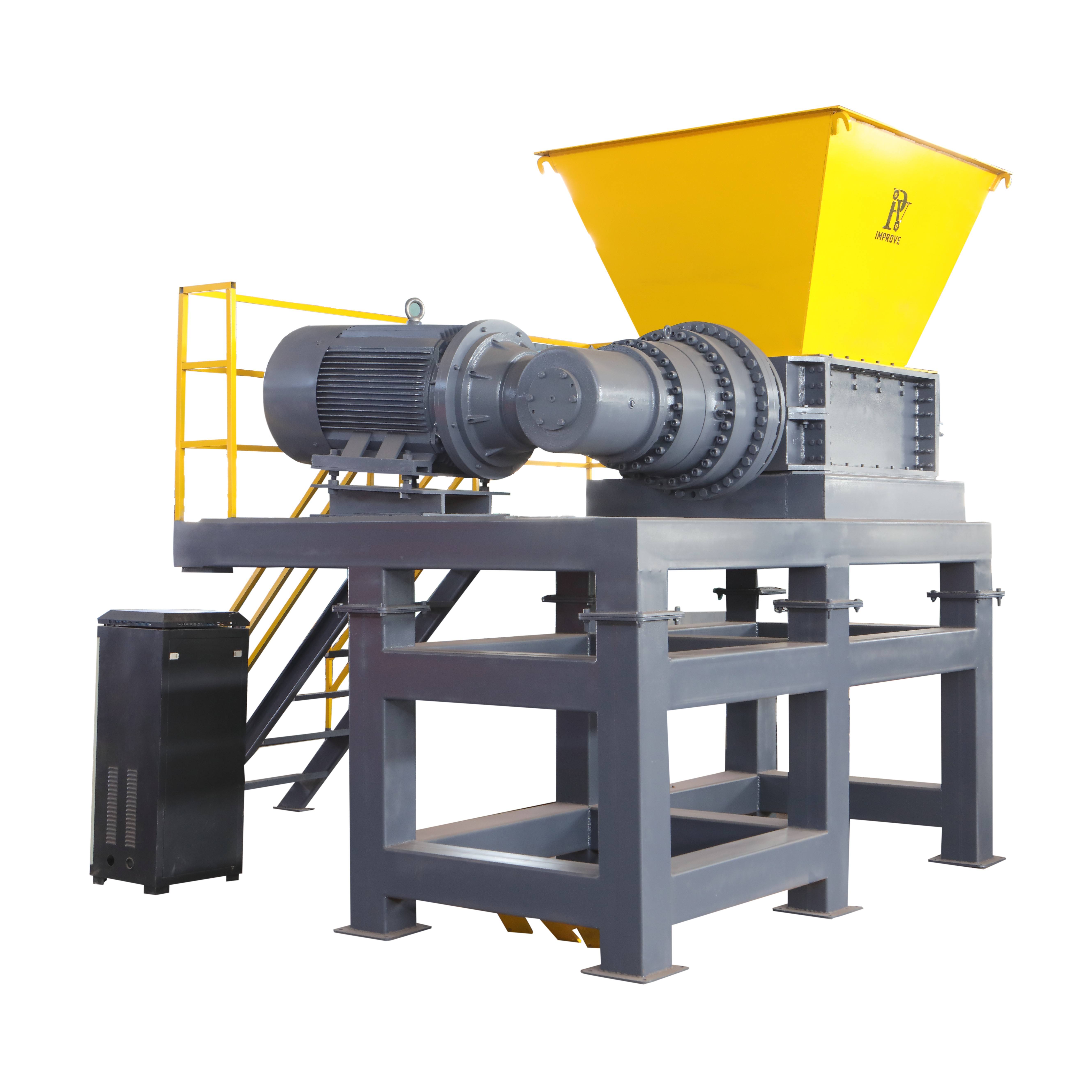 High Efficiency Shredder Can Be Used to Deal with Rubber Plastic Wood Chips Metal Paint Roller Single Axis Double Axis Four Axis