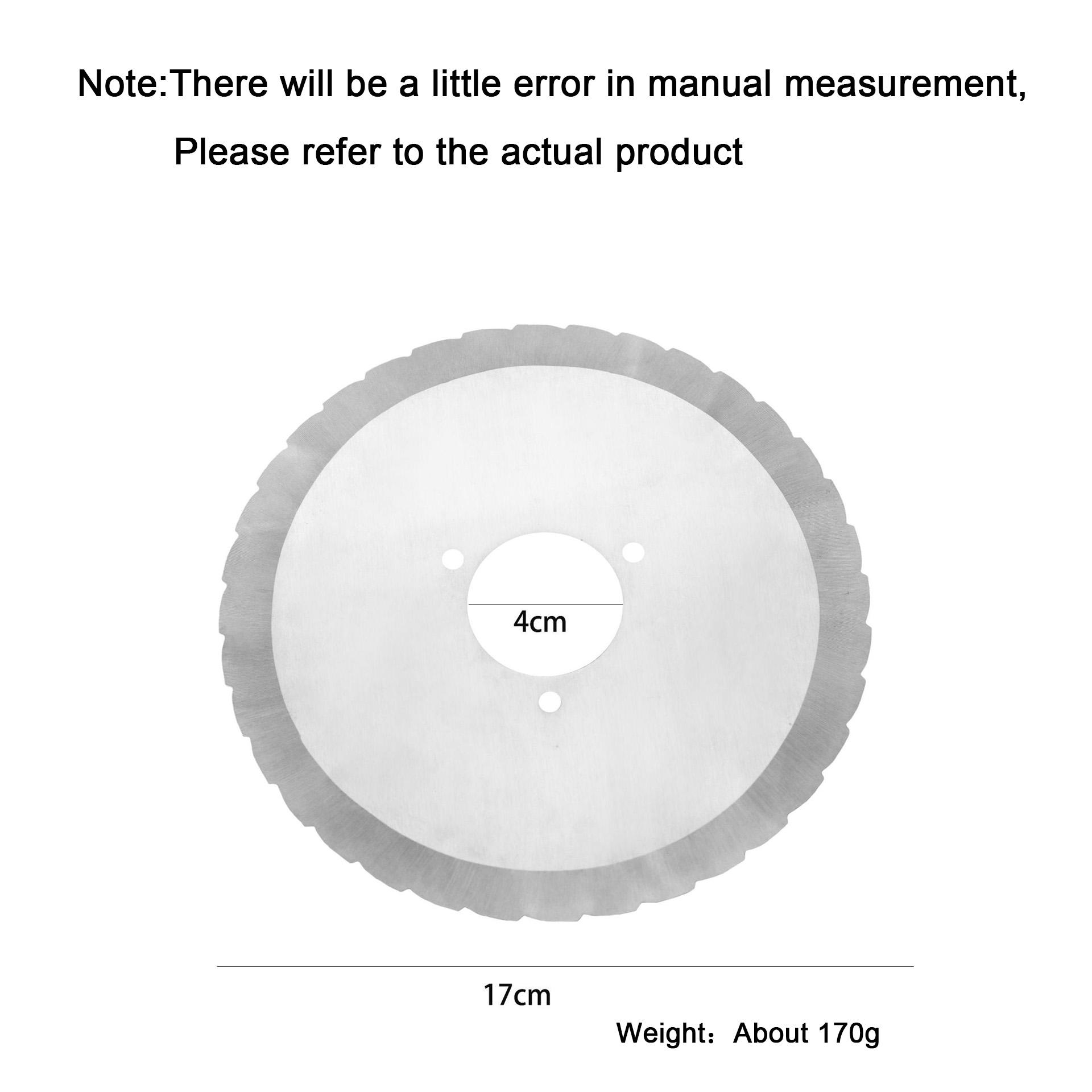 Industrial round blade metallurgy and construction